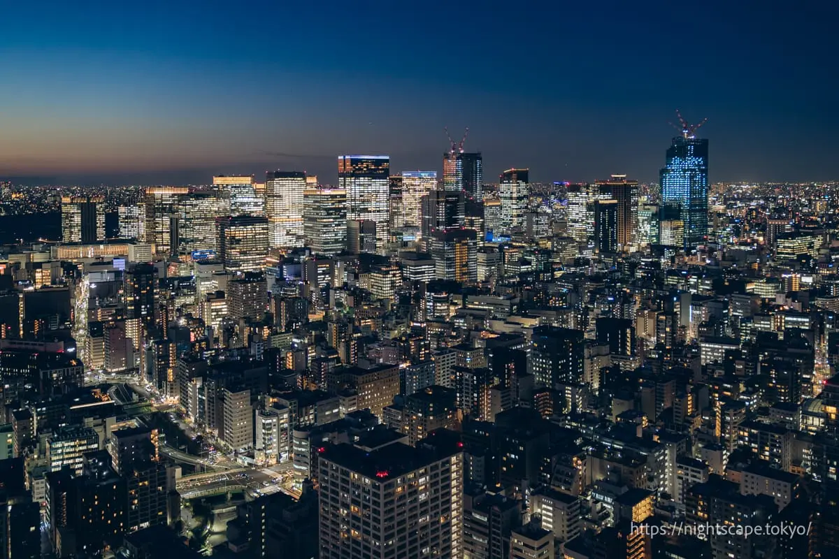 东京站・丸之内方向夜景