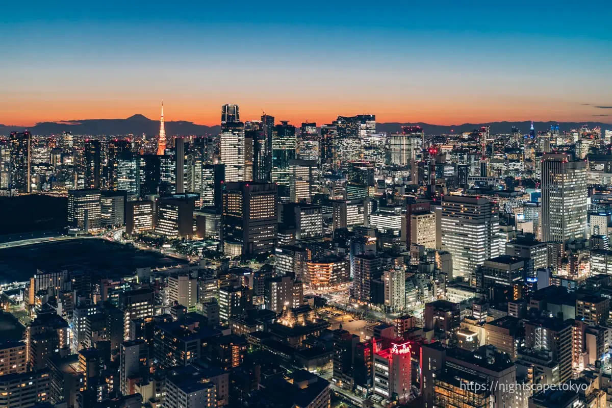 레스토랑 루크 위드 스카이라운지の夜景