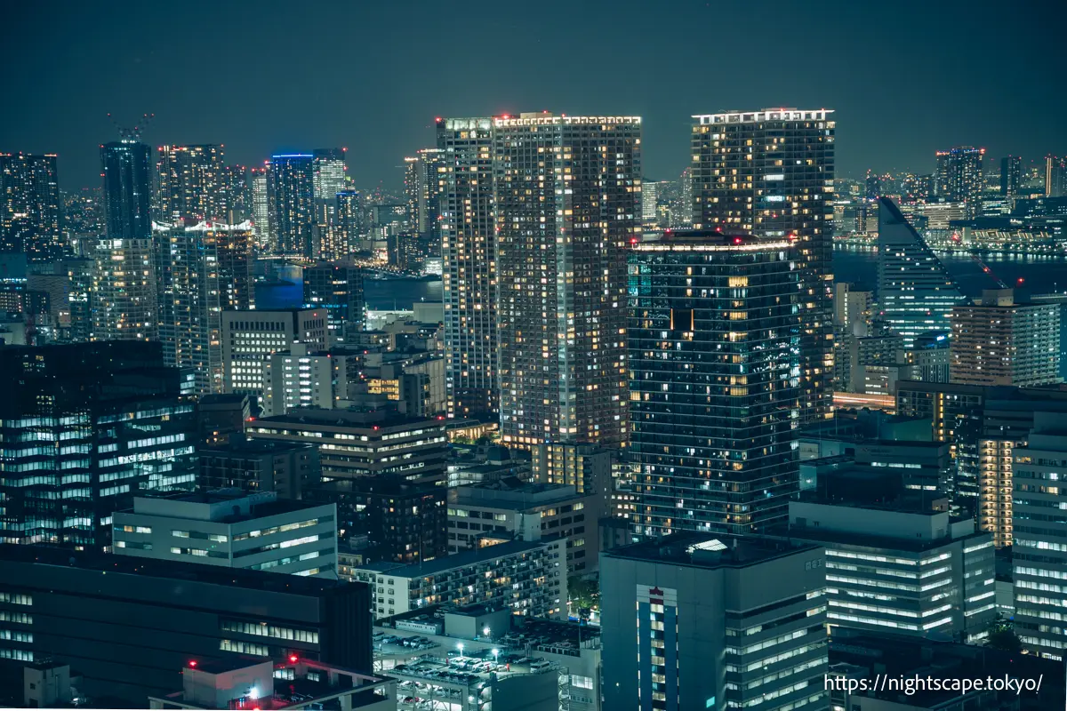 芝浦方面的高层建筑群
