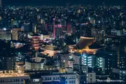 Illuminated Sensoji Temple