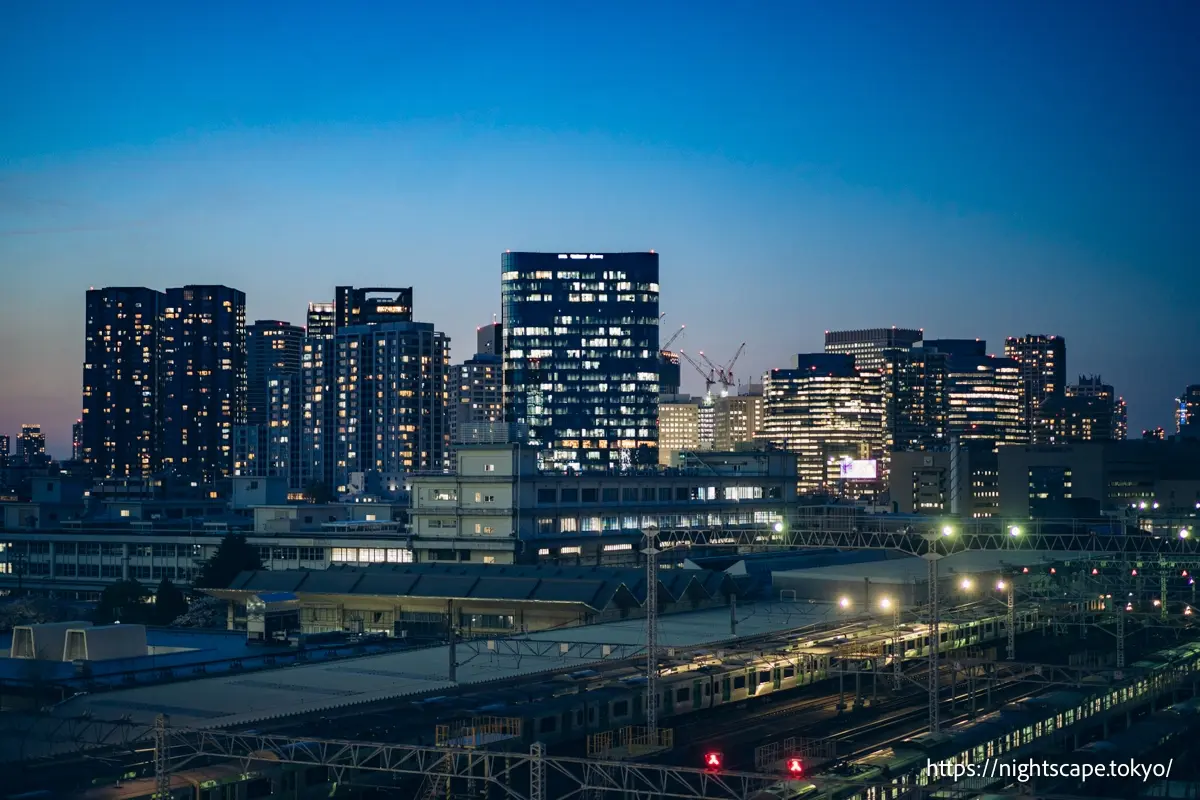 大井町トラックスから眺める夜景