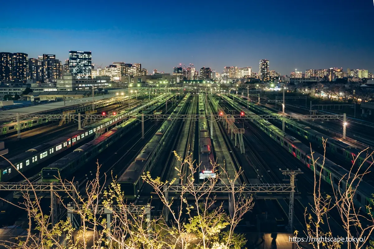 大井町トラックスから見える夜景